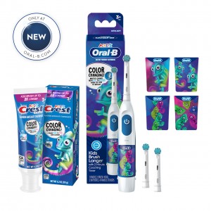 Oral-B Crest Color Changing Battery Bundles White / Blue | AU_OB97520