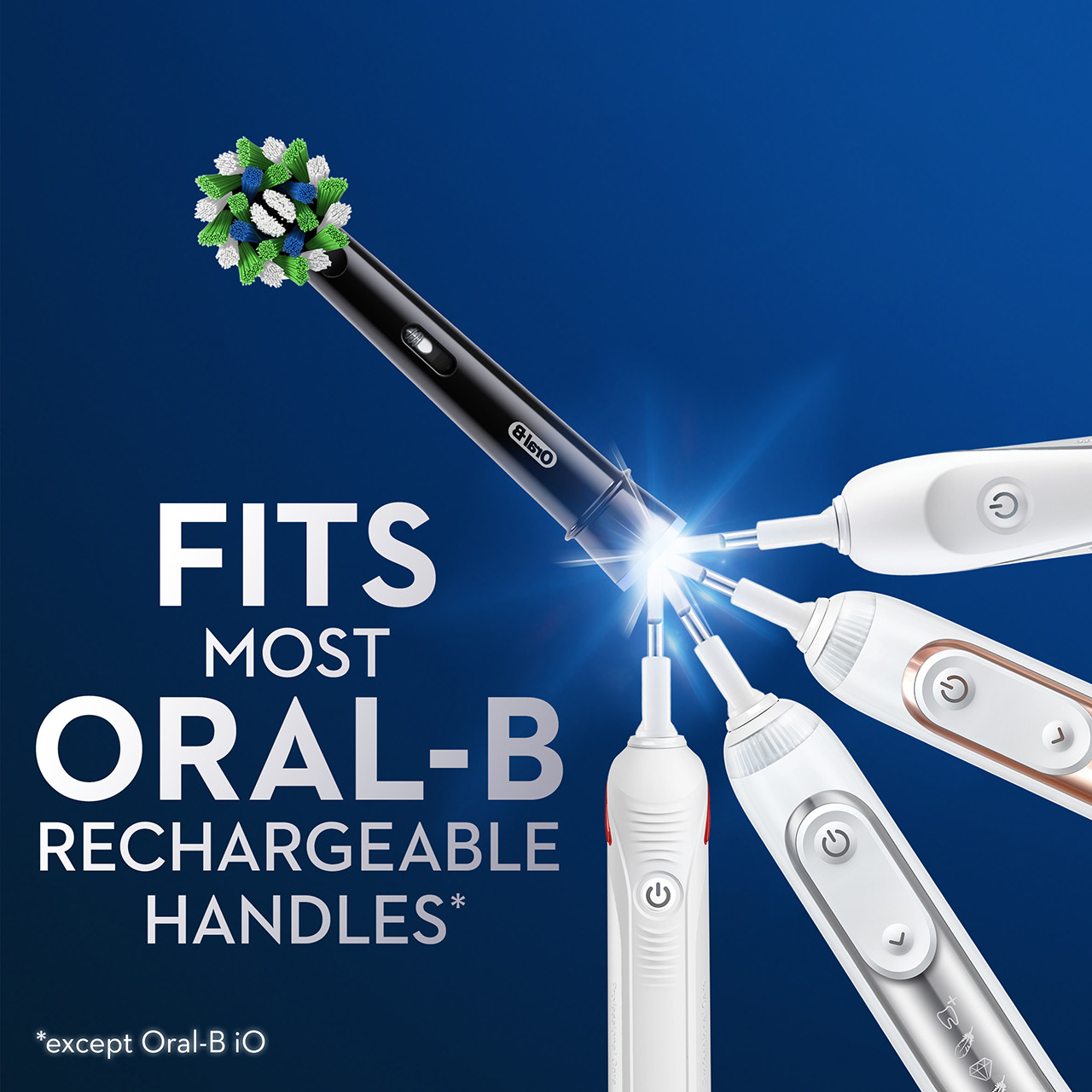 Oral-B CrossAction Others Brush Heads Black | AU_OB77178