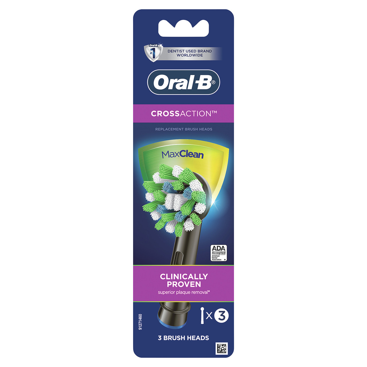 Oral-B CrossAction Others Brush Heads Black | AU_OB77178