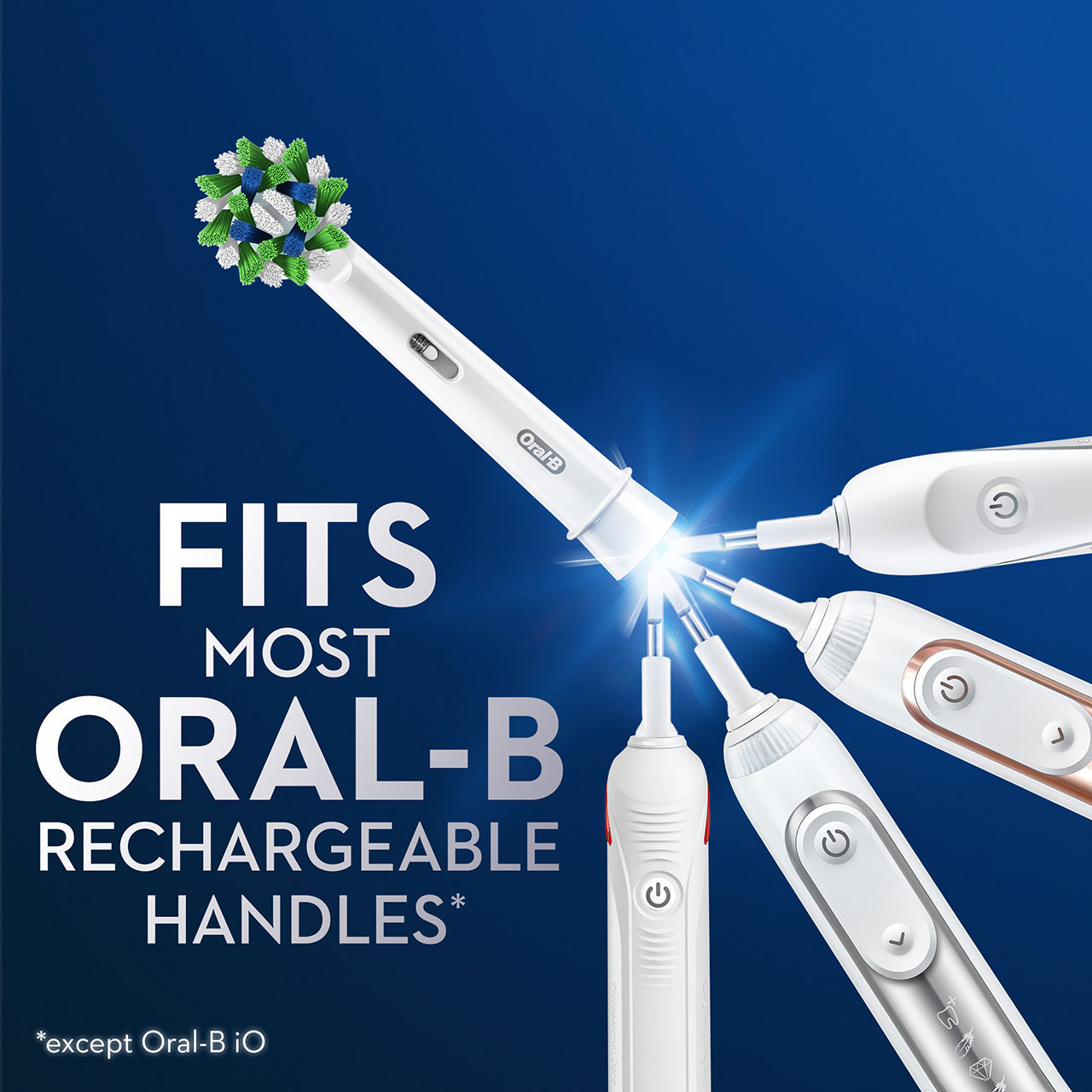 Oral-B CrossAction X-Filament Others Brush Heads White | AU_OB12730