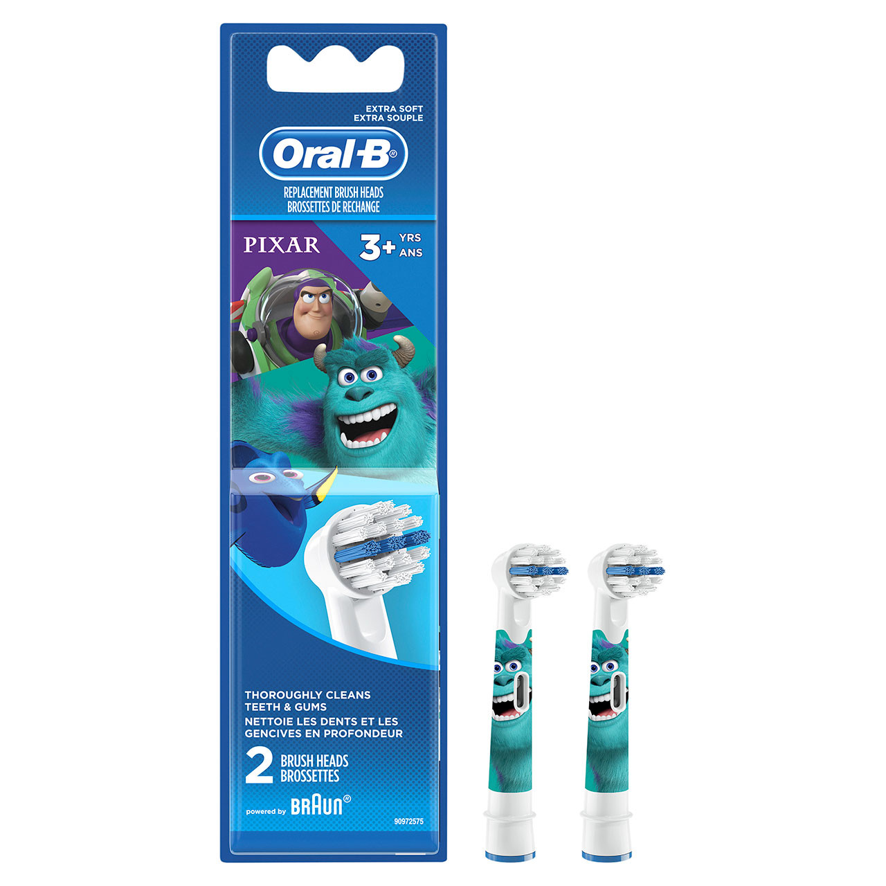 Oral-B Extra Soft Replacement Replacement Brush Heads Green | AU_OB11341