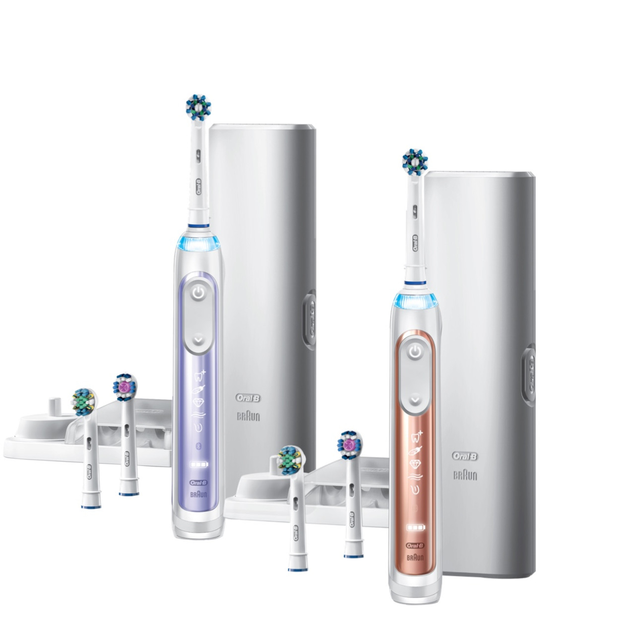 Oral-B Genius 7500 Rechargeable Genius Series Purple Rose Gold | AU_OB98566