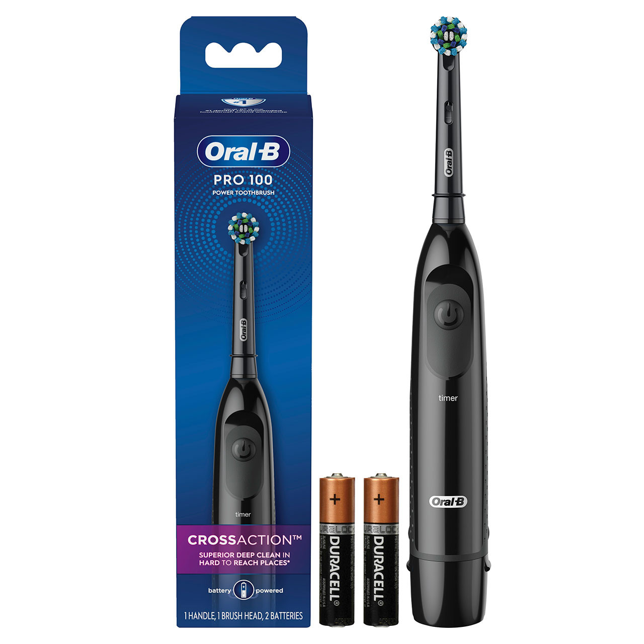 Oral-B Pro 100 Crossaction Pro Series Black | AU_OB95683