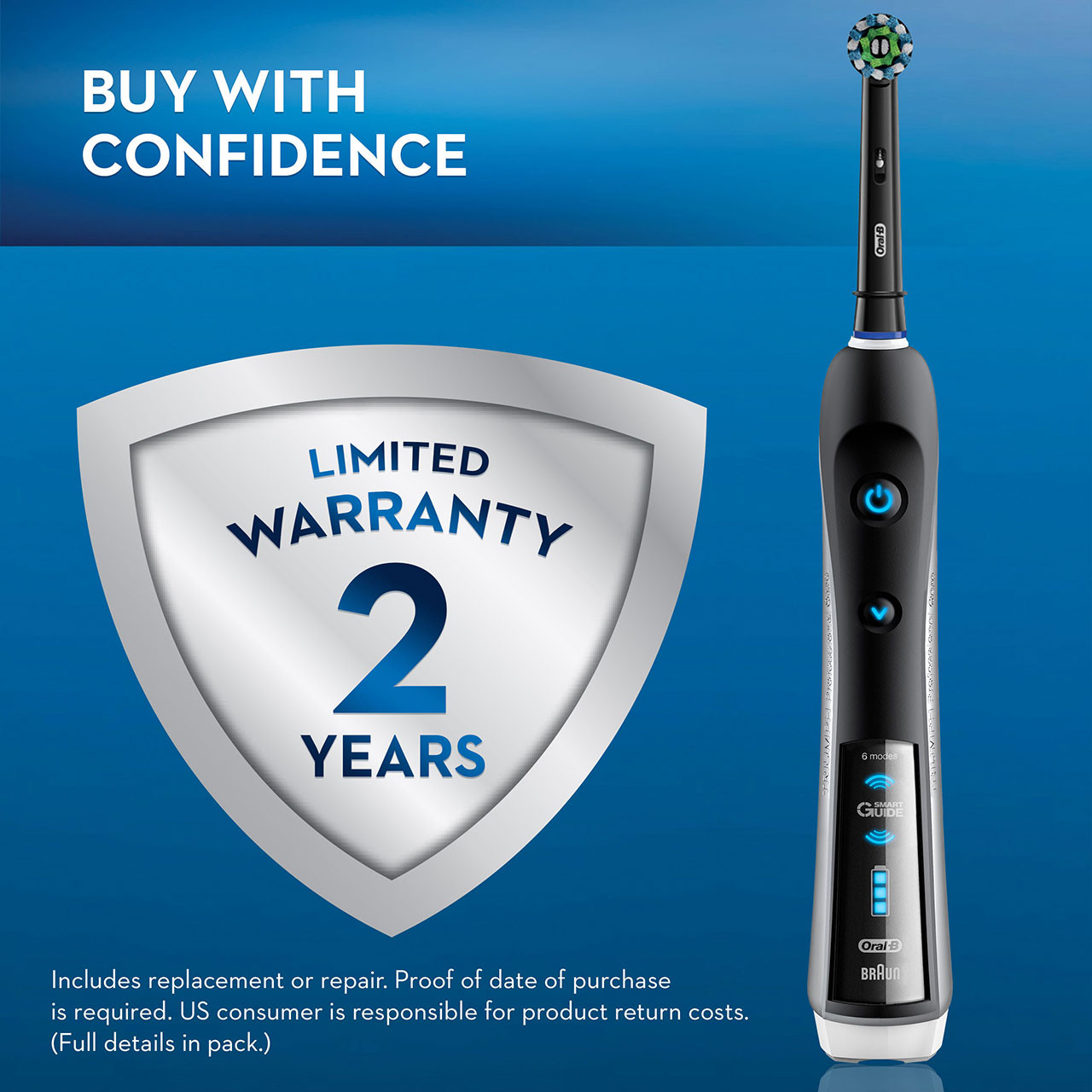 Oral-B Smart 5000 with Bluetooth Smart Series Black | AU_OB57505