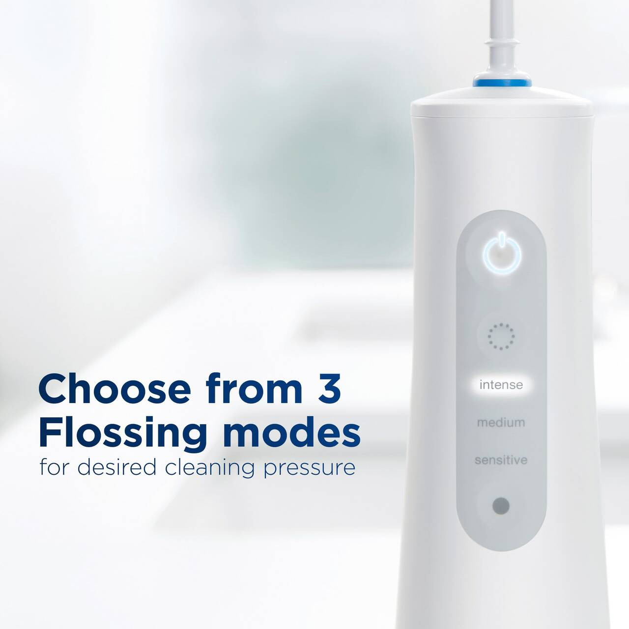 Oral-B Water Flosser Advanced, Portable Oral Irrigator Handle Accessories White | AU_OB13149