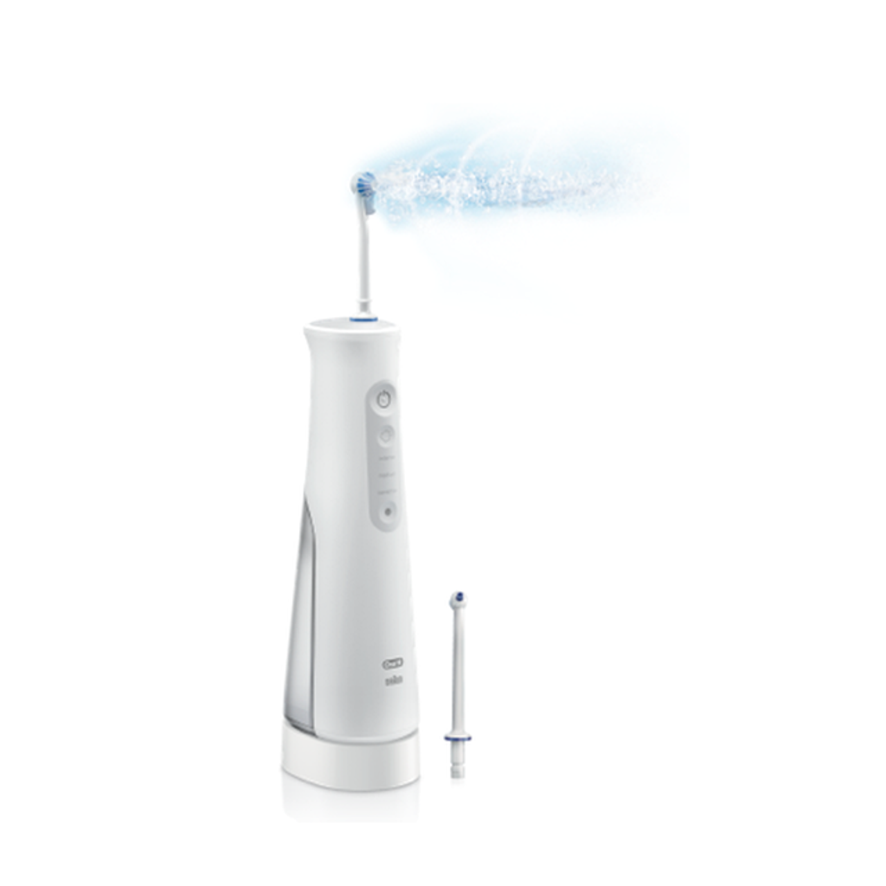 Oral-B Water Flosser Advanced, Portable Oral Irrigator Handle Accessories White | AU_OB13149